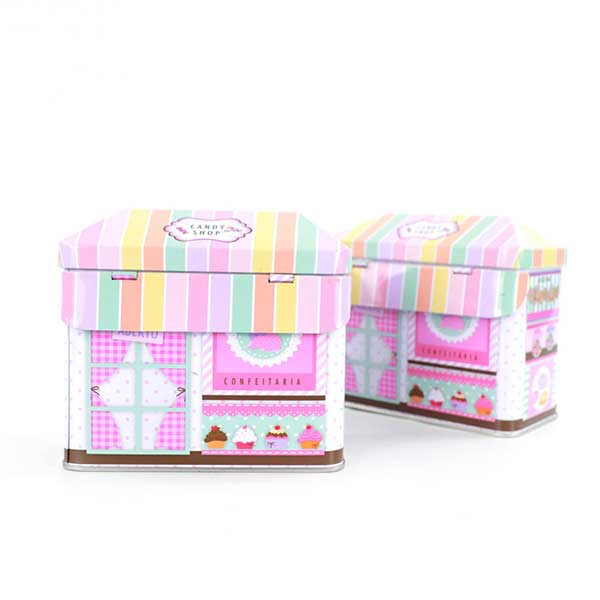 House Shaped Custom Tin Box