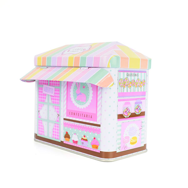 House Shaped Custom Tin Box