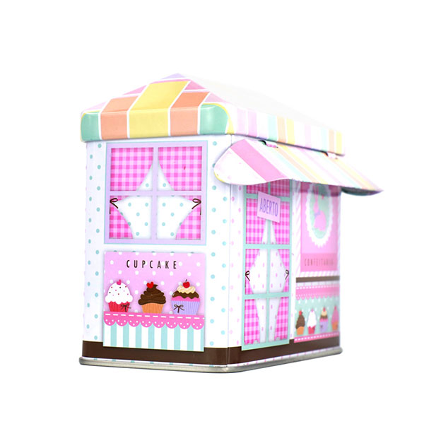 House Shaped Custom Tin Box