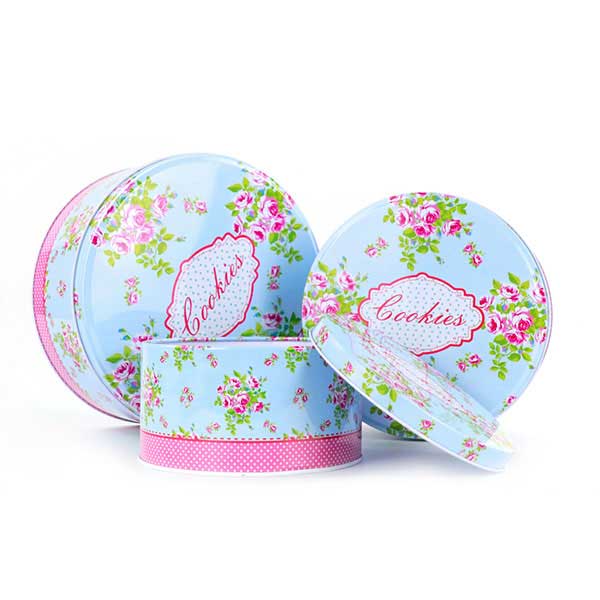 Round Tin Box Set 3