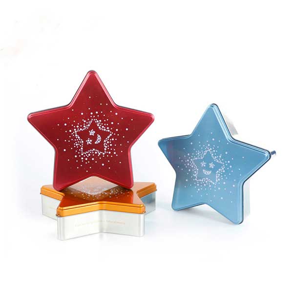 Star Shape Tin Box