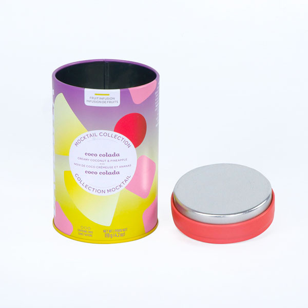 Round Tea Tins