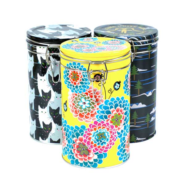 Clip Lid Tin Box