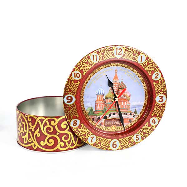 Clock Tin Box