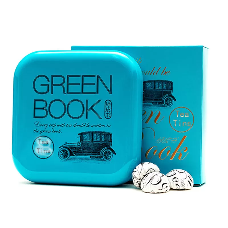 Green Book Tea Tins